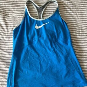 Nike Blue Racerback Tank Top
